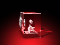 Adler - Uhr, Glas eckig – GLASFOTO.COM